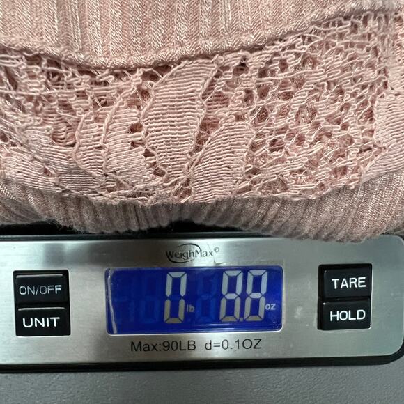 Coco+Jaimeson Lace Flowy Top Womens Large Casual Workwear Party Elegant Stretch - Picture 13 of 13